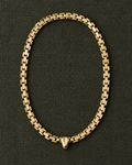 Pulsera de oro 10k tejido ladrillo
