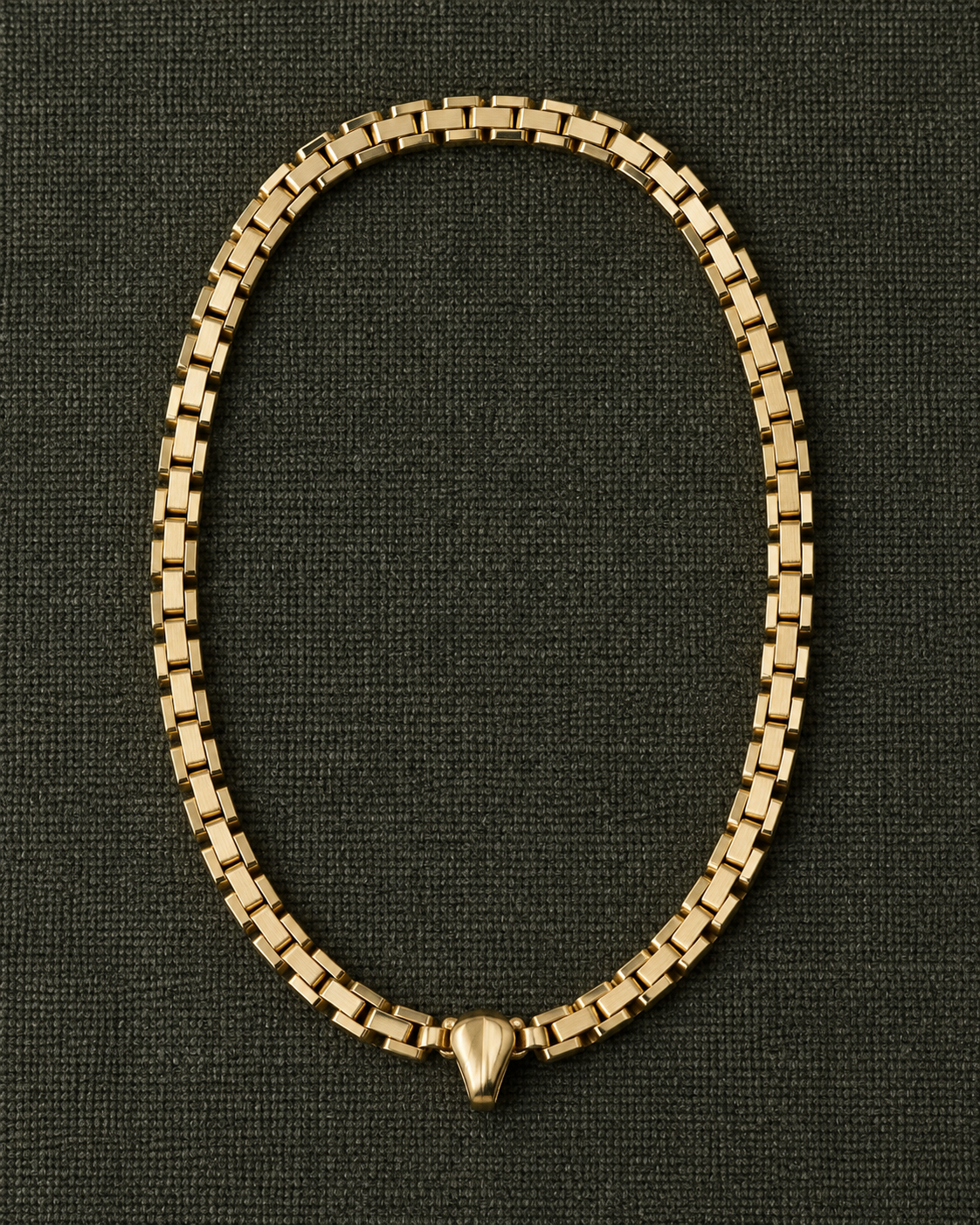 Pulsera de oro 10k tejido ladrillo